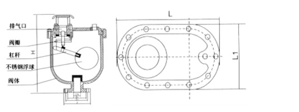 德赢VWINCARV复合式排气阀结构图
